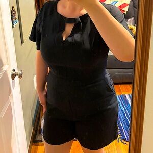 Banana Republic Factory Black Romper